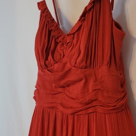 LUSH Juniors Ruffle Pleated Jumpsuit - Picture 7 of 12